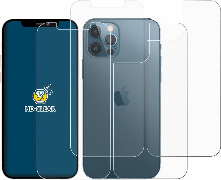 Productafbeelding BROTECT Schermbeschermer Clear (2 Stuk, Apple iPhone 12 Pro Max)