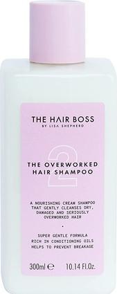 The Hair Boss THE HAIR BOSS By Lisa Shepherd The Overworked Hair Shampoo głęboko odżywczy szampon do włosów suchyc (300 ml, Flüssiges Shampoo)