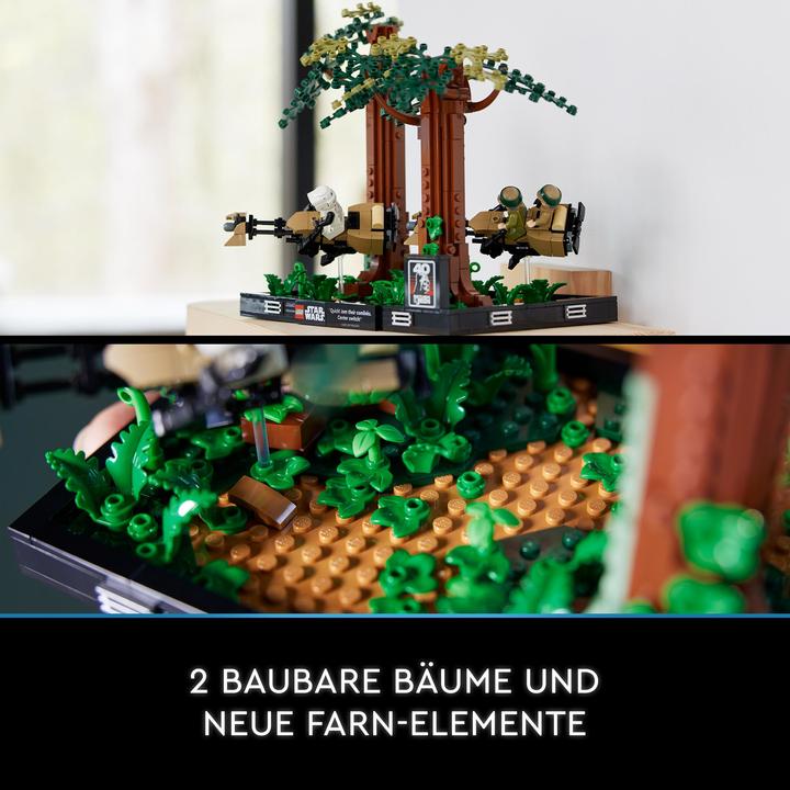 Actual product image LEGO Chase on Endor - Diorama (75353, LEGO Star Wars)