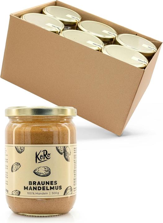 KoRo Almond butter made from unpeeled and roasted almond kernels (3000 g)