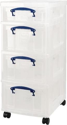 Immagine prodotto Really Useful Box Scatola Scatole davvero utili Scatole, plastica, blu trasparente, varie dimensioni (64 l)