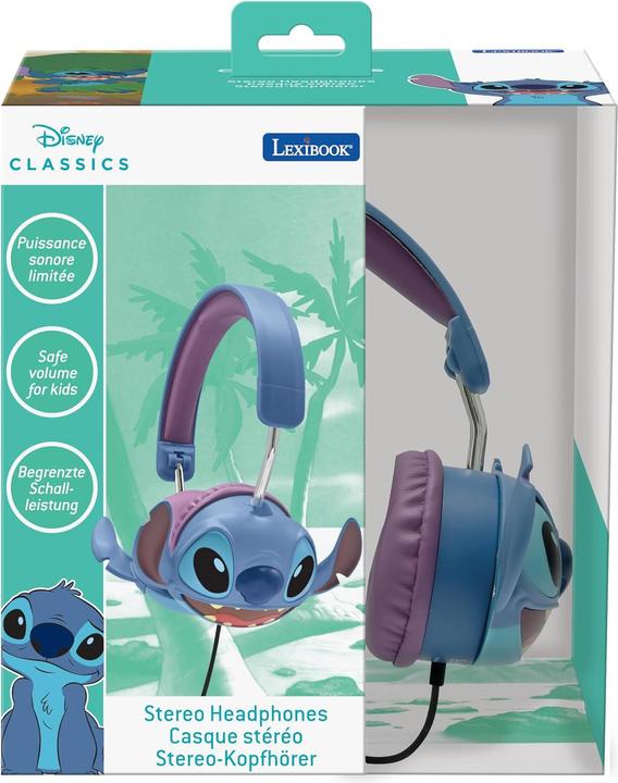 Produktbild Disney Lexibook - Stitch - Wired Foldable Headphone (HP015D)
