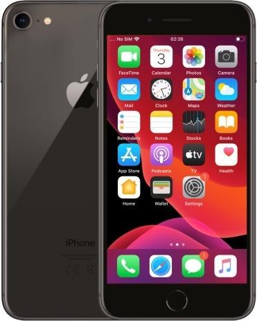 Immagine prodotto Renewd iPhone 8 (64 GB, Grigio siderale, 4.70", 12 Mpx, SIM singola, A / Come nuovo)