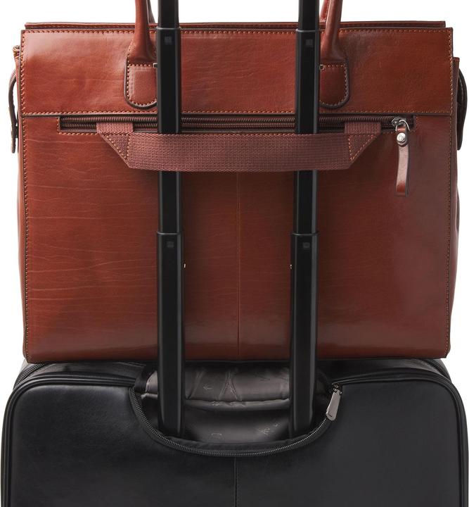 Produktbild Castelijn & Beerens & Beerens - Gaucho Ellen Schoudertas 15,6 RFID | cognac -