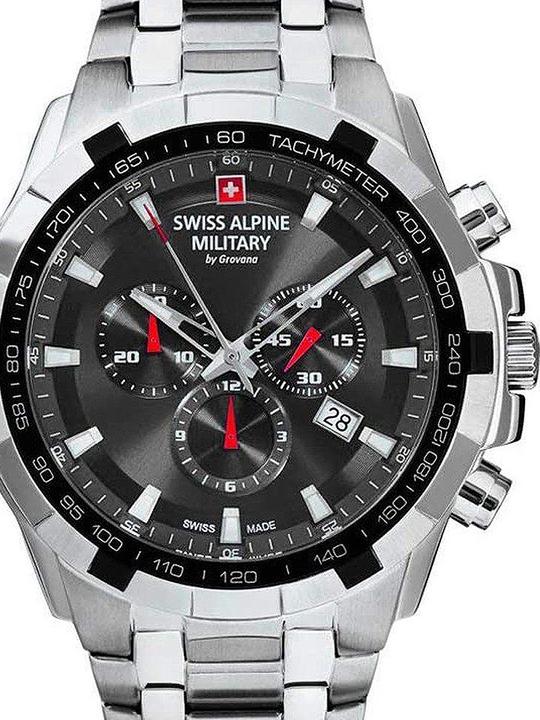Produktbild Swiss Alpine Military 7043.9237 Saphirglas Chrono 46mm 10ATM (46 mm)