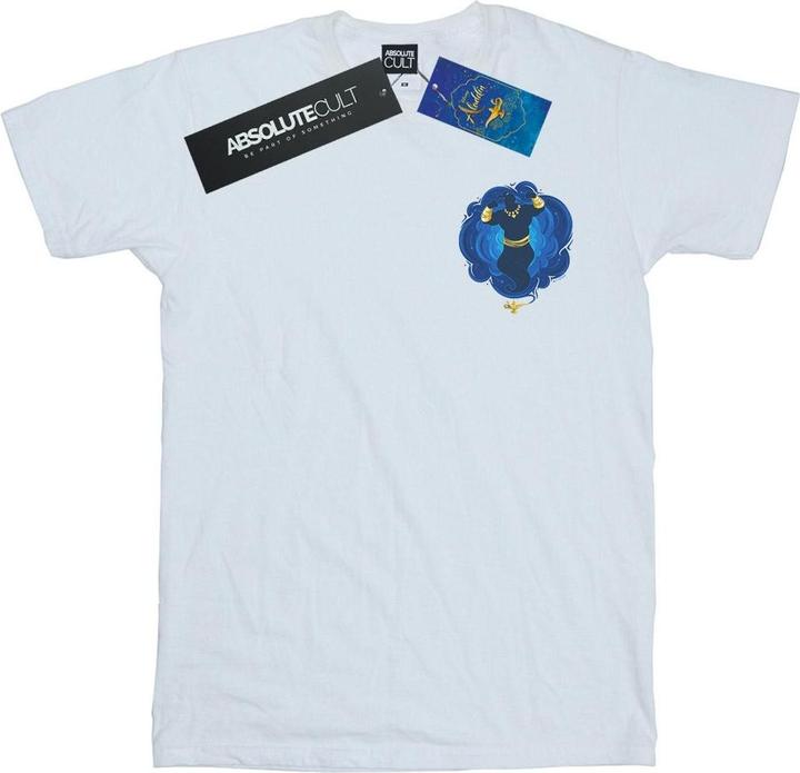 Disney Aladdin Movie Genie Breast Print TShirt (L)