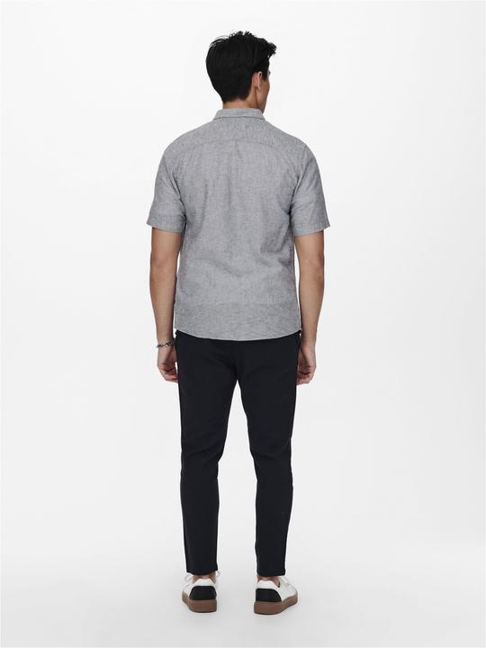 Actual product image Only & Sons Linen short sleeve shirt (S)