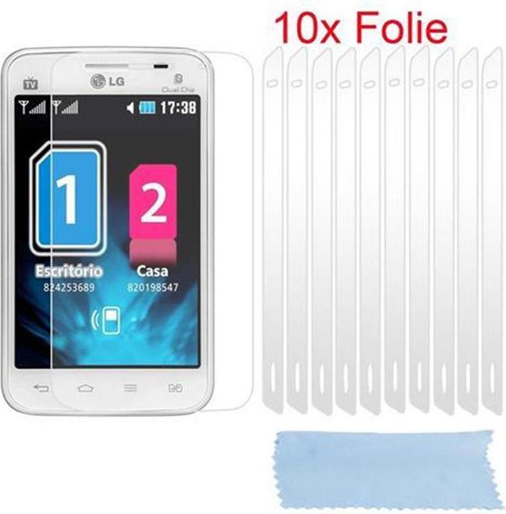 Actual product image Cadorabo 10x protective film (1 Piece, LG Optimus L4 II)