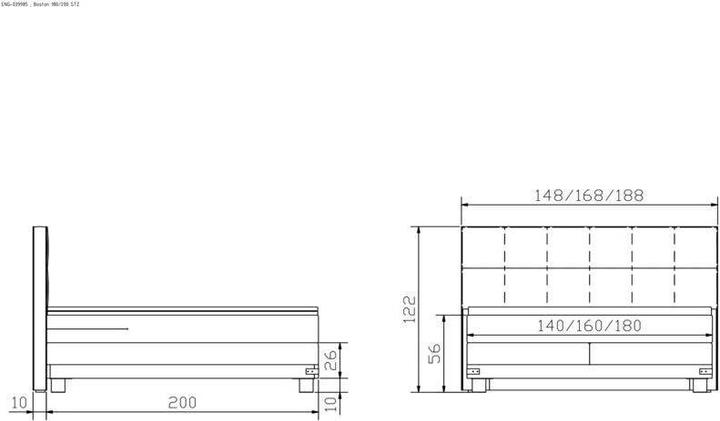 Image du produit Hasena Boston (140 x 200)