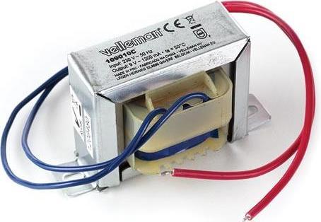 Actual product image Velleman Open-Frame Transformer 10.8va 1 x 9v 1200ma