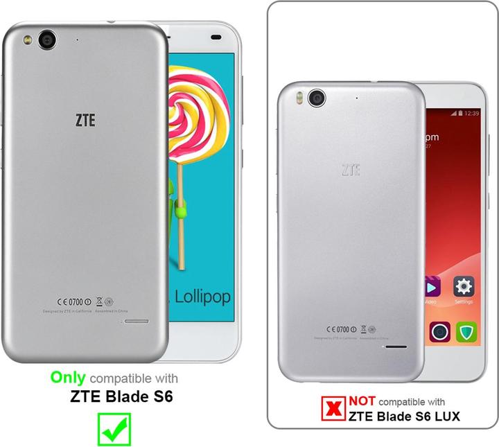 Actual product image Cadorabo Book Jeans Optics Cover (ZTE Blade S6)