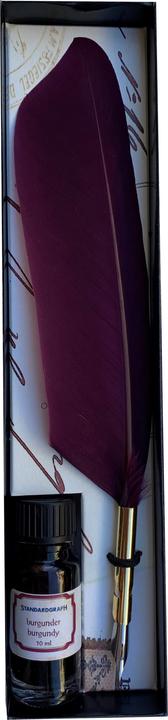 Image du produit Set de calligraphie plume d'oie (Marron, 1 x)