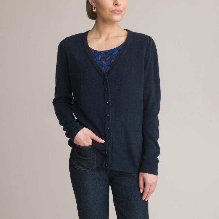 Immagine prodotto Anne Weyburn Cardigan con scollo a V e tocco di cashmere (44, 46)
