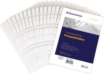 Actual product image Soennecken Brochure sleeve 1602 DIN A4 PP transparent 100 pcs./pack. (A4, 1 x)