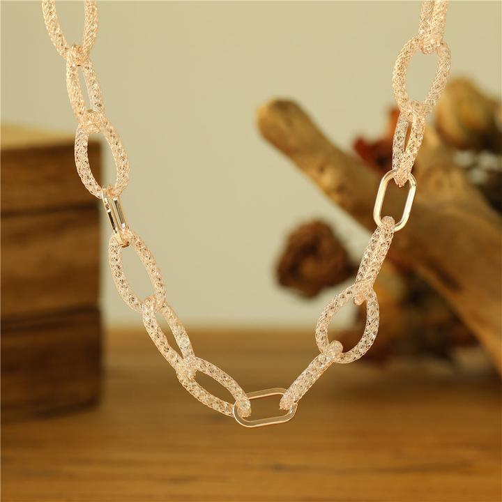Produktbild Andreani Armband mit echtem Amazonite (80 cm, Steine, Nude, Glas, Braun, Metall)