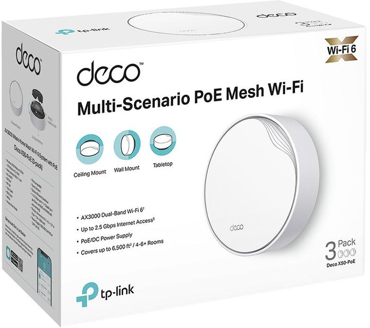 Actual product image TP-Link Deco X50-PoE (3-pack)