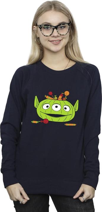 Actual product image Toy Story Womens/Ladies Alien Pumpkin Basket Halloween Sweatshirt (S)
