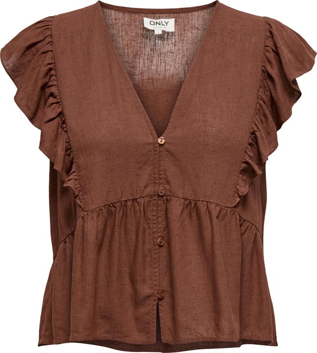 Only Normal geschnitten V-Ausschnitt Top Top