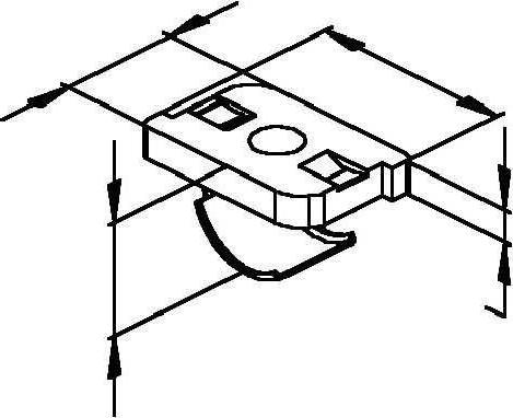 Actual product image Niedax Sliding nut (M6)