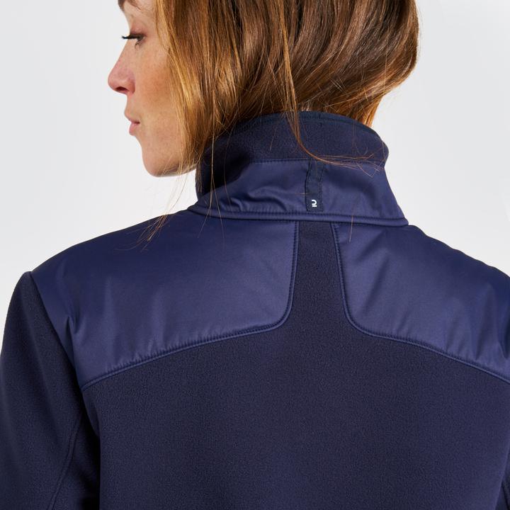 Image du produit Tribord Veste polaire voile femme chaude 500 bleu (S)