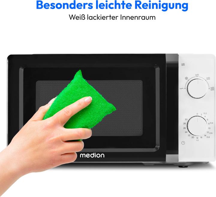 Actual product image Medion MD 11475 Microwave black 20l (EU plug, 20 l)