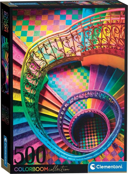 Actual product image Clementoni Colorboom Puzzle Stairs, 500 pieces (500 pieces)