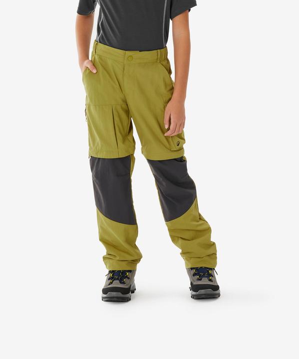 Produktbild Quechua Zip-Off-Hose Kinder Gr. 123–172 Wandern - MH500 khaki (10, 11, 12)