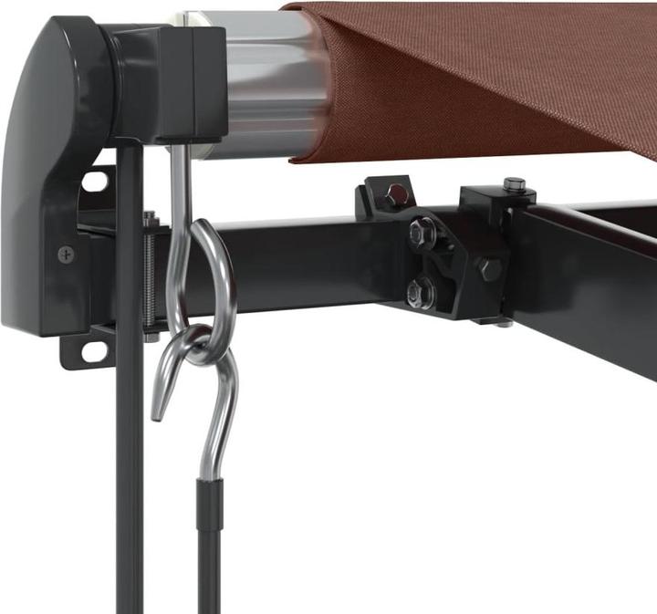 Produktbild VidaXL Markise Gelenkarmmarkise Sonnenmarkise Automatisch LED Braun 450x350cm (4.50 m)