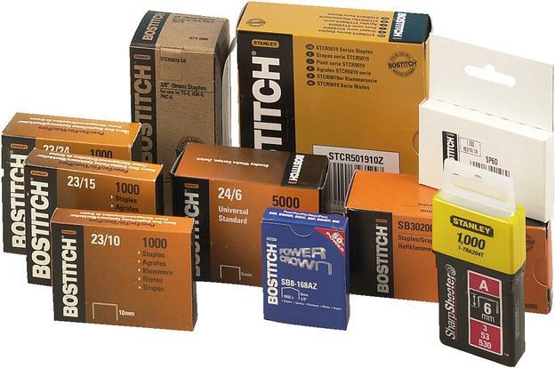 Actual product image Bostitch staple 14 mm (5000 x)