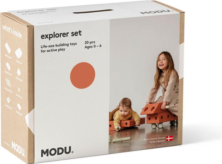 Produktbild Modu Explorer-Set - Bauset Balance-Spielzeug, Rutscher, Wippe