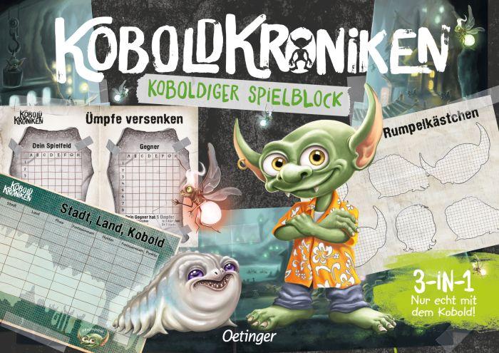 Produktbild KoboldKroniken. Koboldiger Spielblock. 3-in-1 Nur echt mit dem Kobold (Deutsch)