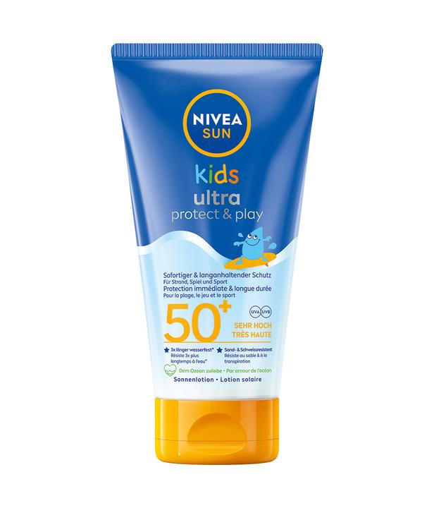 NIVEA Sun Kids Protect & Play Sonnenlotion (Sonnenlotion, SPF 50+, 150 ml, 181.80 g)