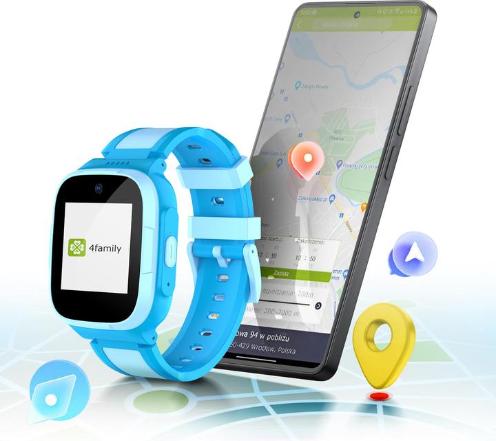 Produktbild Myphone CareWatch Kid LTE niebieski (42 mm, 4G)
