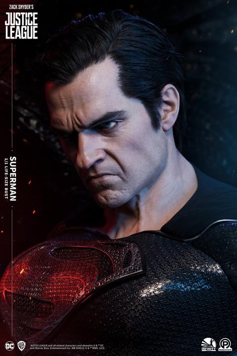 Produktbild Infinity Studios Snyder's Justice League "Superman - Black Version" 1/1 Lifesize Büste