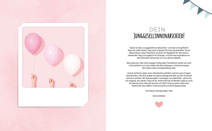 Produktbild Mein JGA – Junggesellinnenabschieds-Album (Deutsch, Katrin Skelton, 2023)