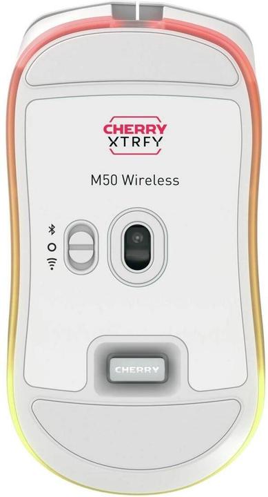 Productafbeelding CHERRY xtrfy M50 Witte Draadloze Muis (Draadloze, Bedraad)