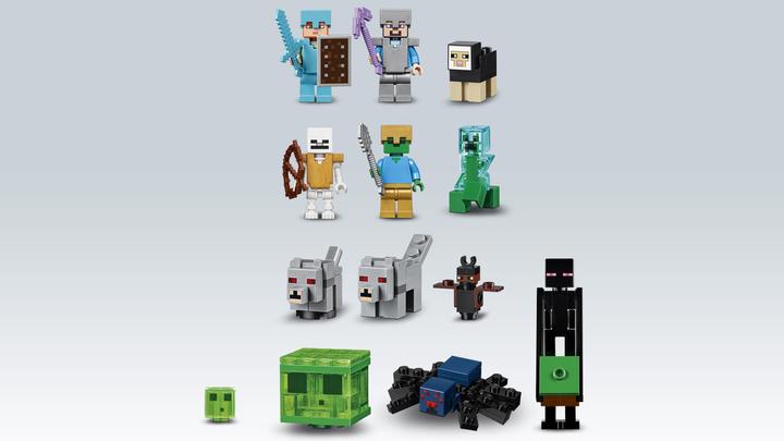 Actual product image LEGO Minecraft The Mountain Cave (21137, LEGO Minecraft)