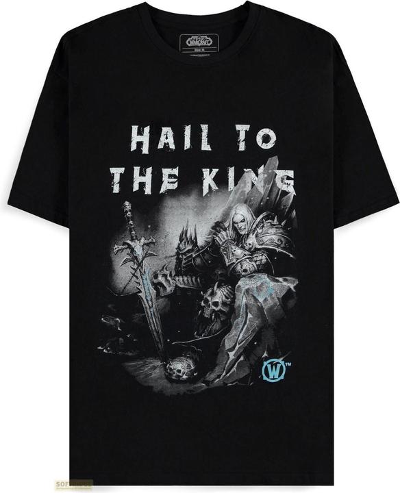 Produktbild Difuzed World Of Warcraft - Hail To The King Men's Short Sleeved T-shirt - L (L)