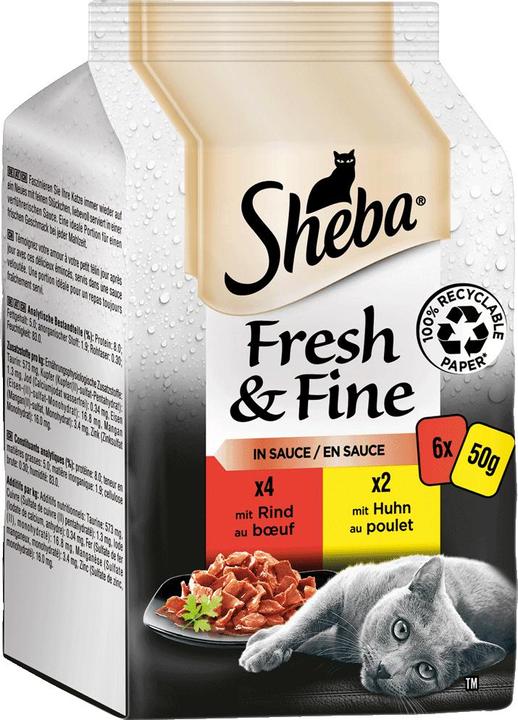 Immagine prodotto Sheba Fresco e fine (Adulto, 6 pz., 300 g)