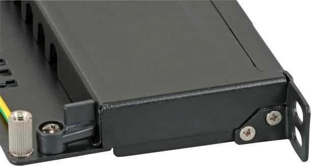 Produktbild EFB Elektronik EFB Mini-Patchpanel STP 12xRJ45 Cat.6A,10" 0.5HE,RAL9005 schwarz