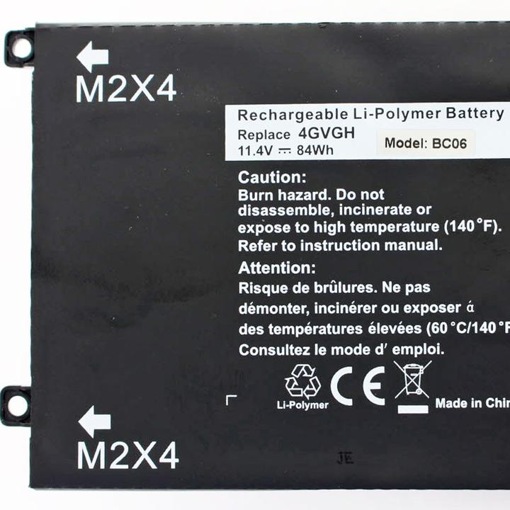 Immagine prodotto AccuCell Batteria Dell Precision 5510, Precision M5510, XPS 15 9550 (7370 mAh)