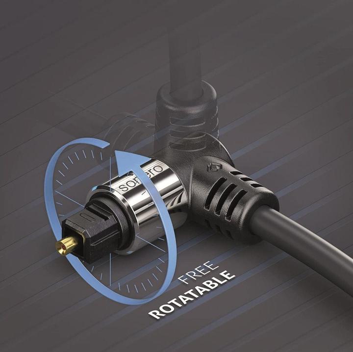 Actual product image Sonero Audio cable Toslink - Toslink 3 m (3 m, TOSLINK)