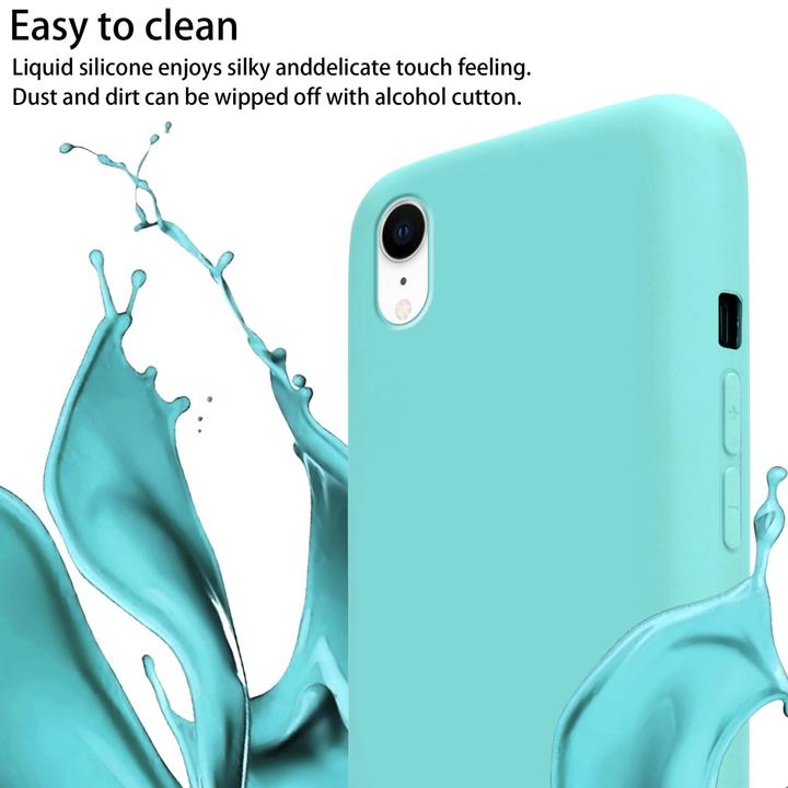 Actual product image Cadorabo TPU Cover Mobile Phone Chain Liquid (Apple iPhone XR)