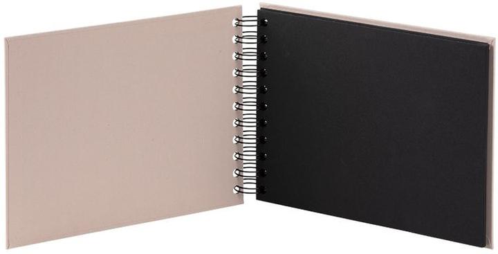 Produktbild Rössler Fotoalbum S.O.H.O. Powder, Altrosa, Schwarze Seiten (19.5 x 14.5 cm)