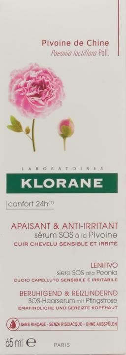 Produktbild Klorane Pfinstrose SOS Haarserum (65 ml)