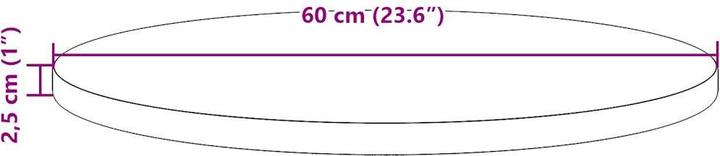 Produktbild VidaXL Kresten (Ø 60 x 2.5 cm)