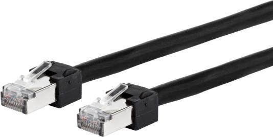 Actual product image Metz Connect RJ45 network connection cable CAT 6 S/FTP 2 m black foil shield, braided shield, overall shield (PiMF, SFTP, CAT6, 2 m)