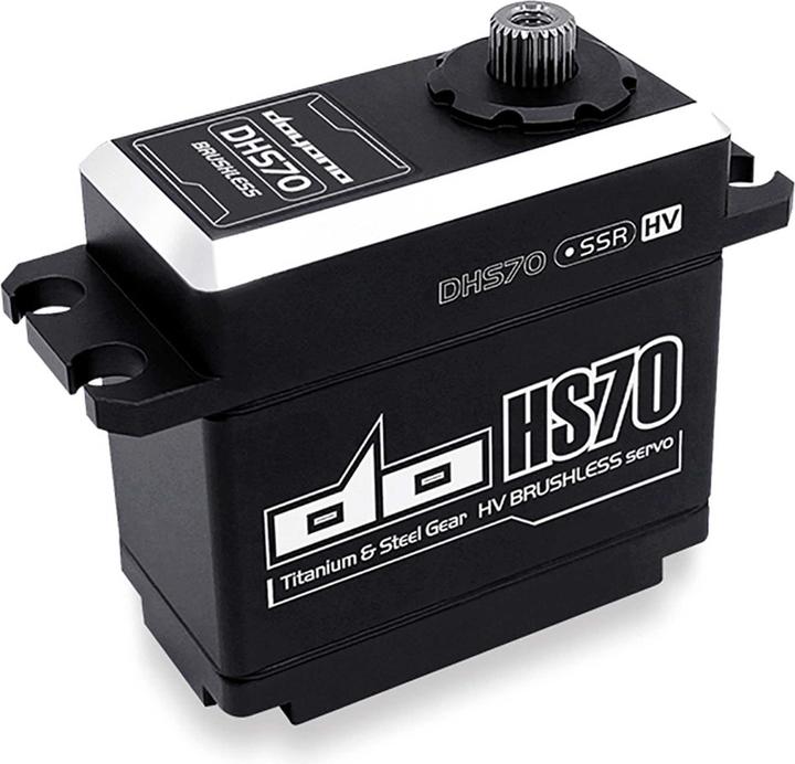 Immagine prodotto Doyono servo brushless hv cnc alloggiamento in alluminio 70.0kg/0.125sec @8.4v