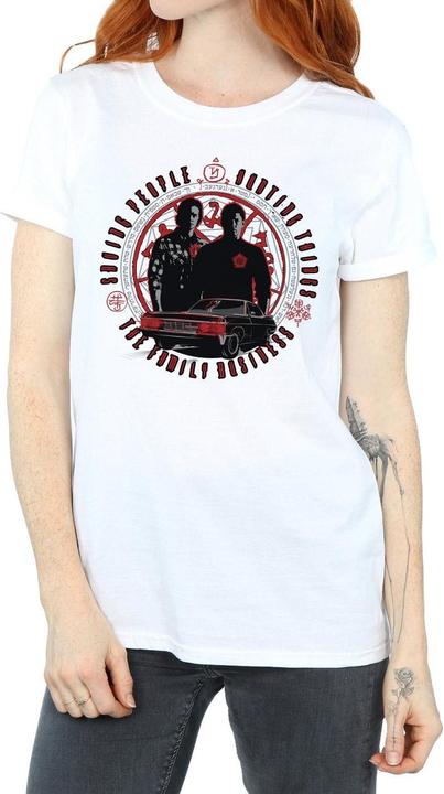 Actual product image Supernatural Womens/Ladies Family Business Cotton Boyfriend T-Shirt (M)