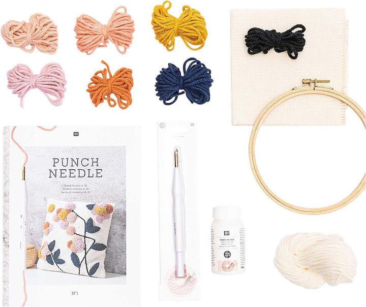 Image du produit Rico Design Punch Needle Set "Fleur d'image